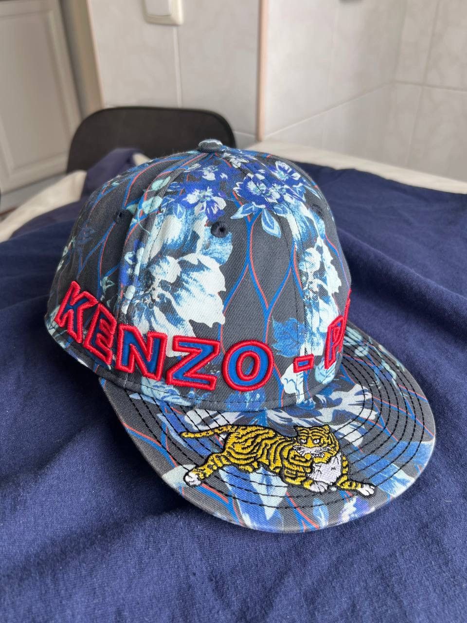 H&M × Kenzo Kenzo H&M Jungle Cap Hat Japanese Stye Y2K Tiger Logo Size ONE SIZE - 1 Thumbnail