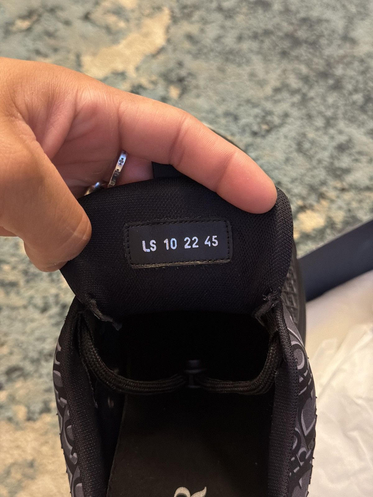 Dior Dior B24 Monogram Oblique Black Sneaker 44 (11US) Brand New Size US 12 / EU 45 - 10 Thumbnail
