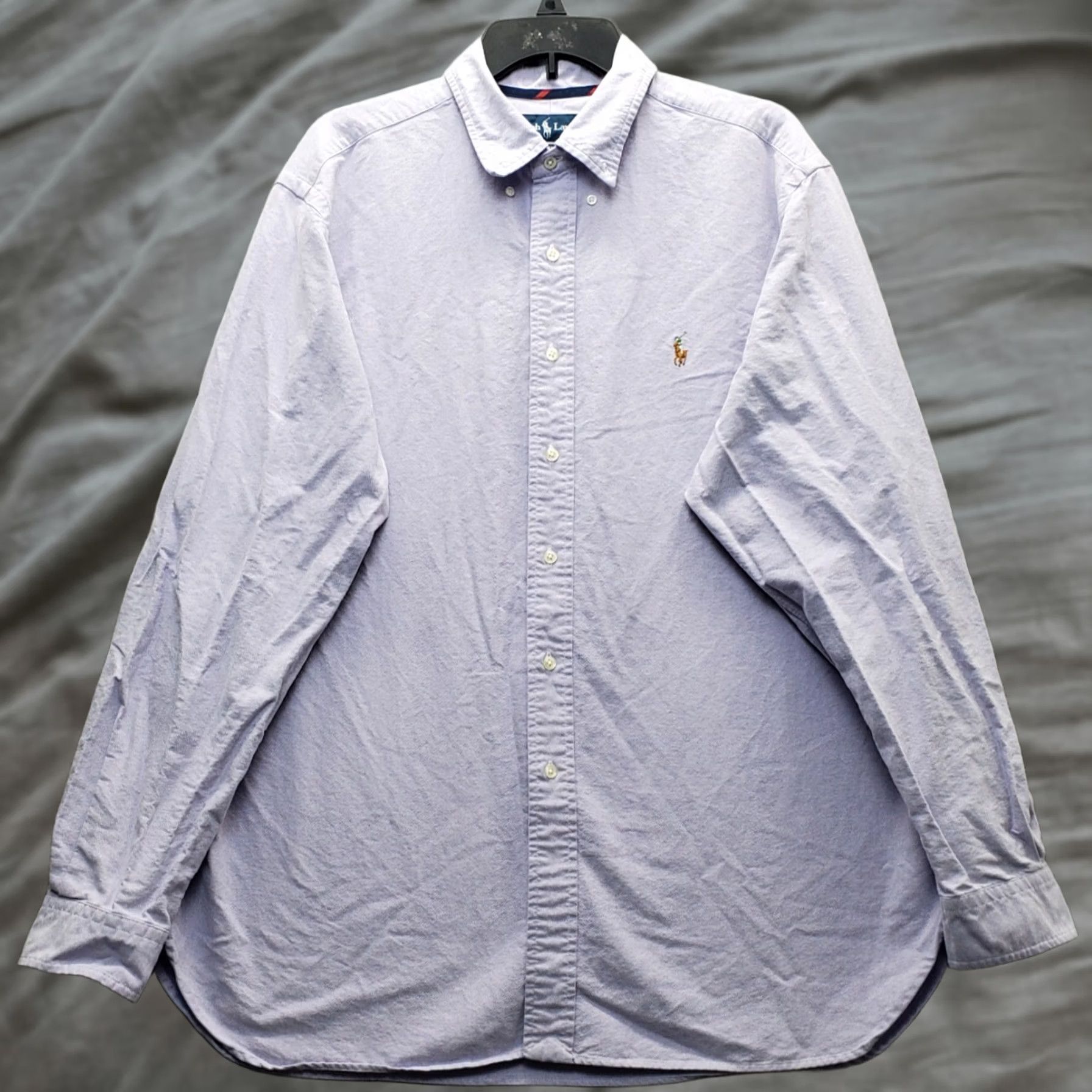Ralph Lauren Ralph Lauren Shirt Mens XL Purple Classic Fit Button-Down Collar Pony Logo Button-Up Size US XL / EU 56 / 4 - 1 Thumbnail