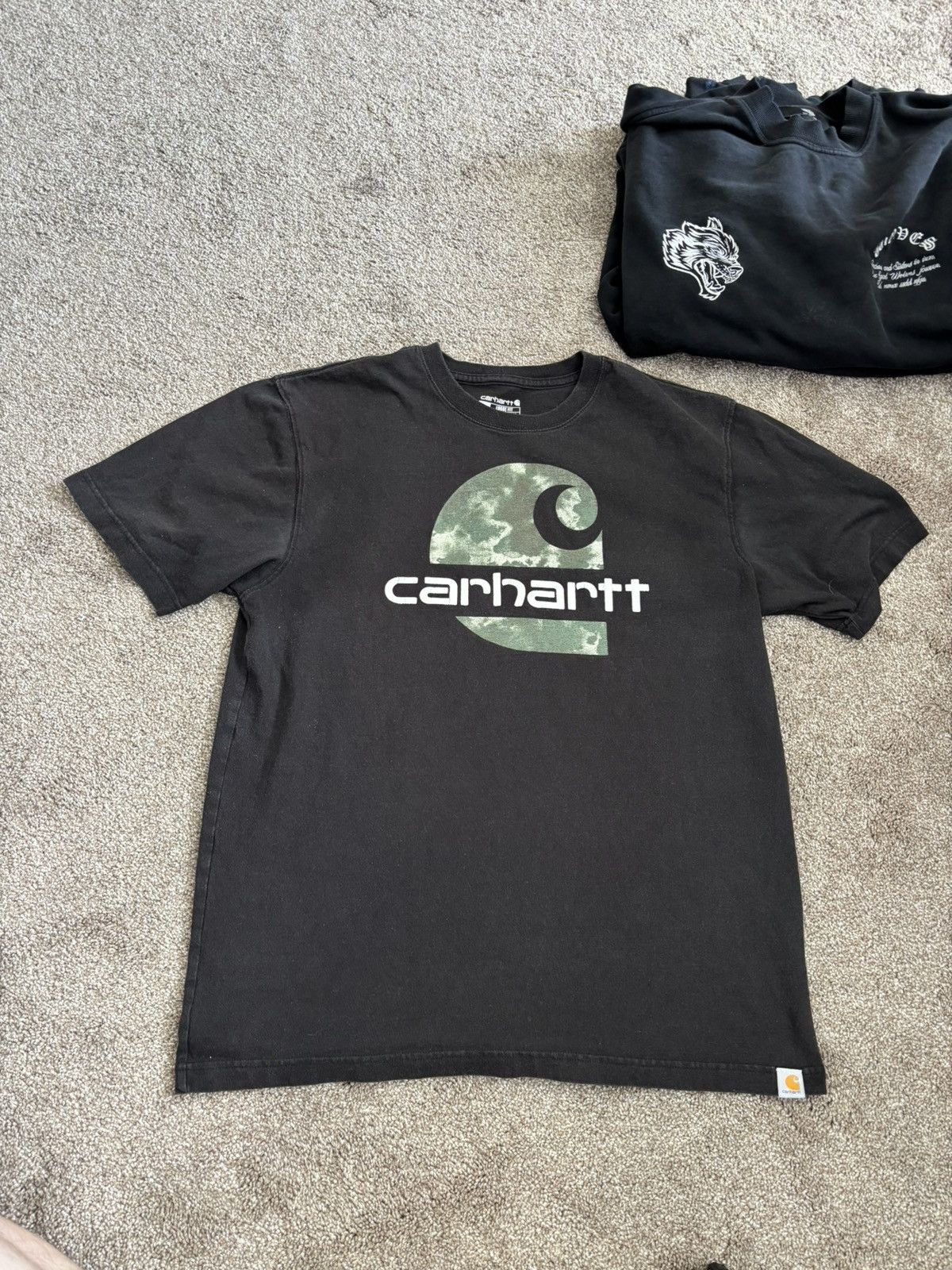 Carhartt Carhartt Brown and Green Logo Tee Size US M / EU 48-50 / 2 - 1 Thumbnail