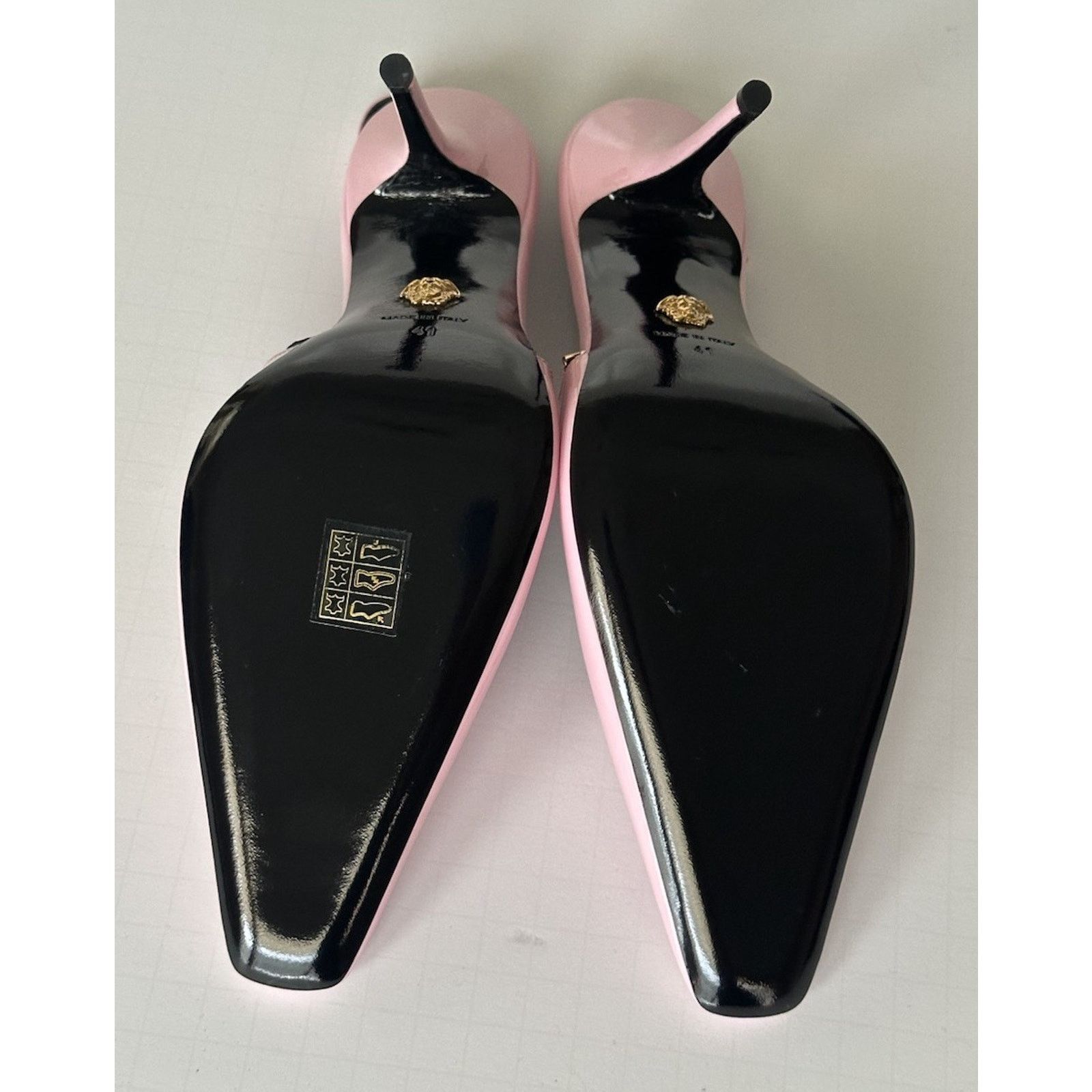 Versace Versace Sling Back Leather Shoes Pink 11 US 1012127 Size US 11 / IT 41 - 13 Thumbnail