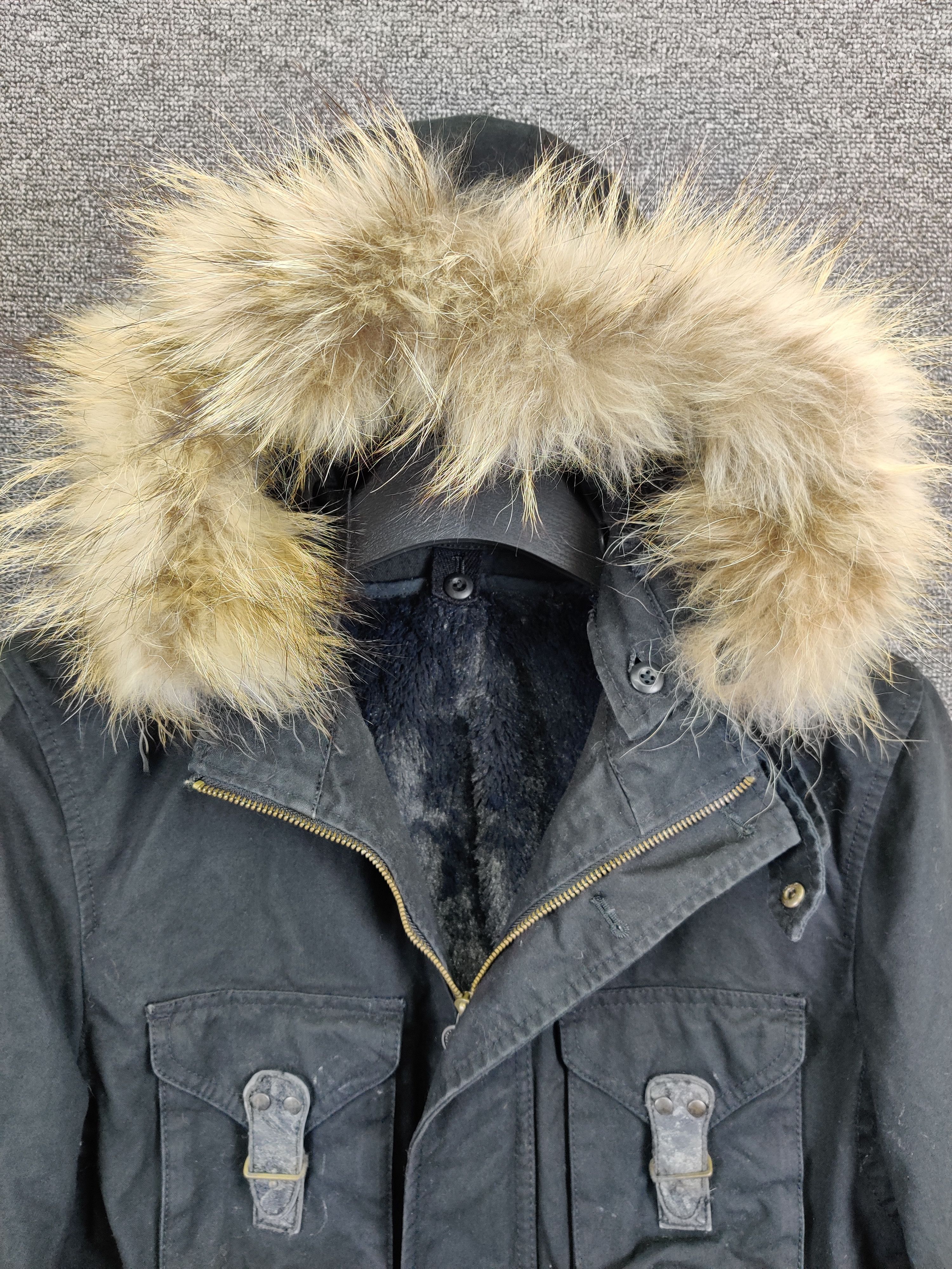 PPFM Vintage 90s PPFM Moleskin Bondage Fur Jacket Size US M / EU 48-50 / 2 - 2 Thumbnail
