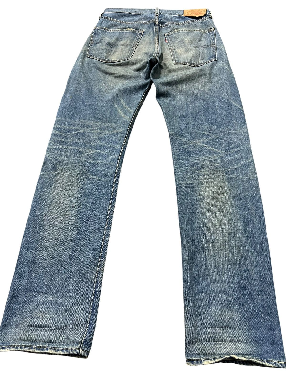 Levi's Vintage Levi’s 501 Big E Selvedge Distressed Mud Wash Jean Size US 30 / EU 46 - 2 Thumbnail