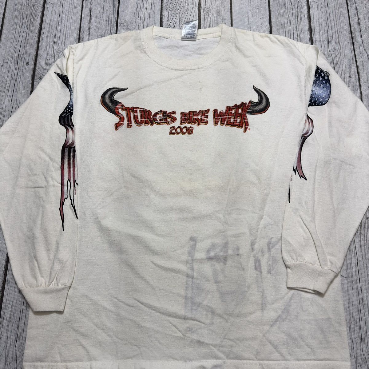Delta Sturgis Bike Week 2008 long sleeve tee Size US XL / EU 56 / 4 - 4 Thumbnail