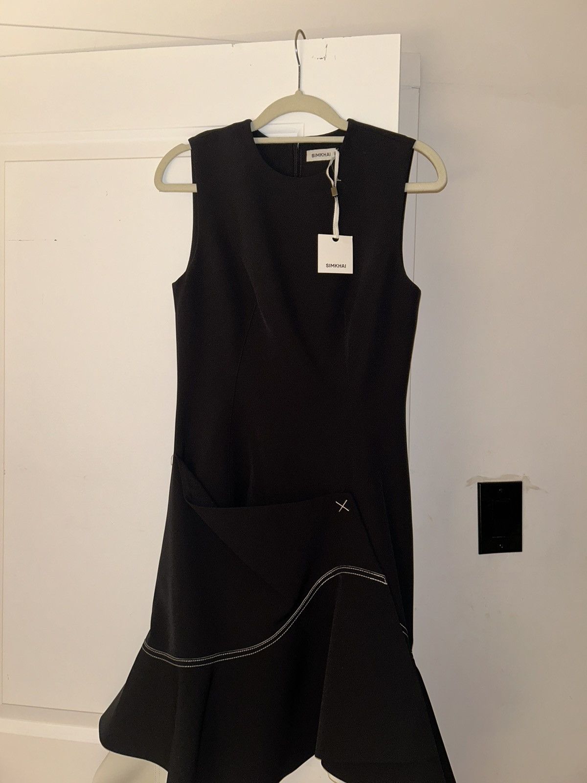 Jonathan Simkhai Simkhai Sidonie Dress in Black Multi Size XS / US 0-2 / IT 36-38 - 2 Thumbnail