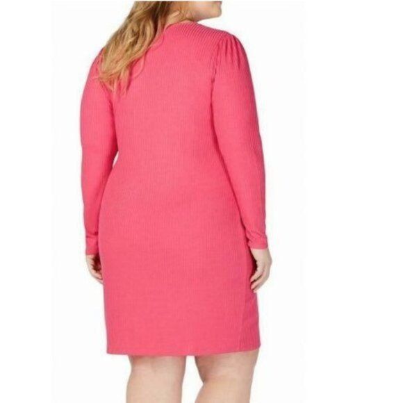 Michael Kors Michael Michael Kors Dress 2X NWT Gold Chain Lace-up V-neck Size XXL / US 16-18 / IT 52-54 - 5 Thumbnail