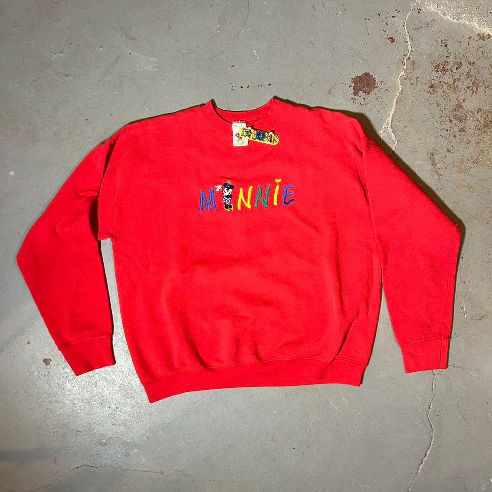 Disney 90s minnie mouse embroidered crewneck Size US XL / EU 56 / 4 - 1 Thumbnail