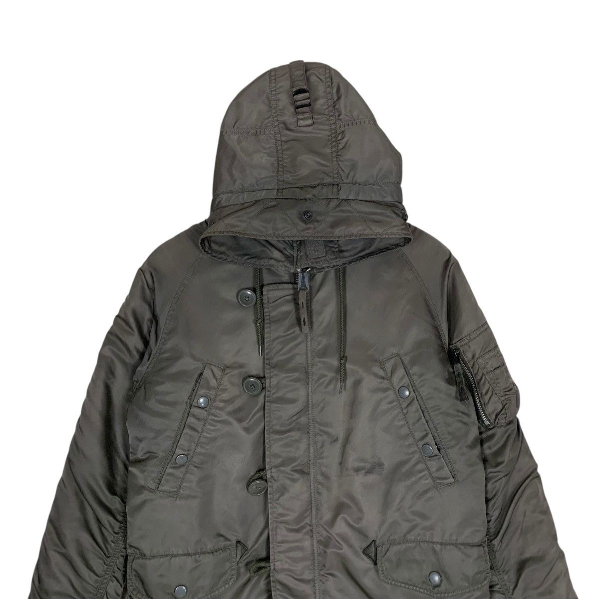 Alpha Industries Vintage Alpha Industries Military Streetwear Parkas Jacket Size US S / EU 44-46 / 1 - 2 Thumbnail