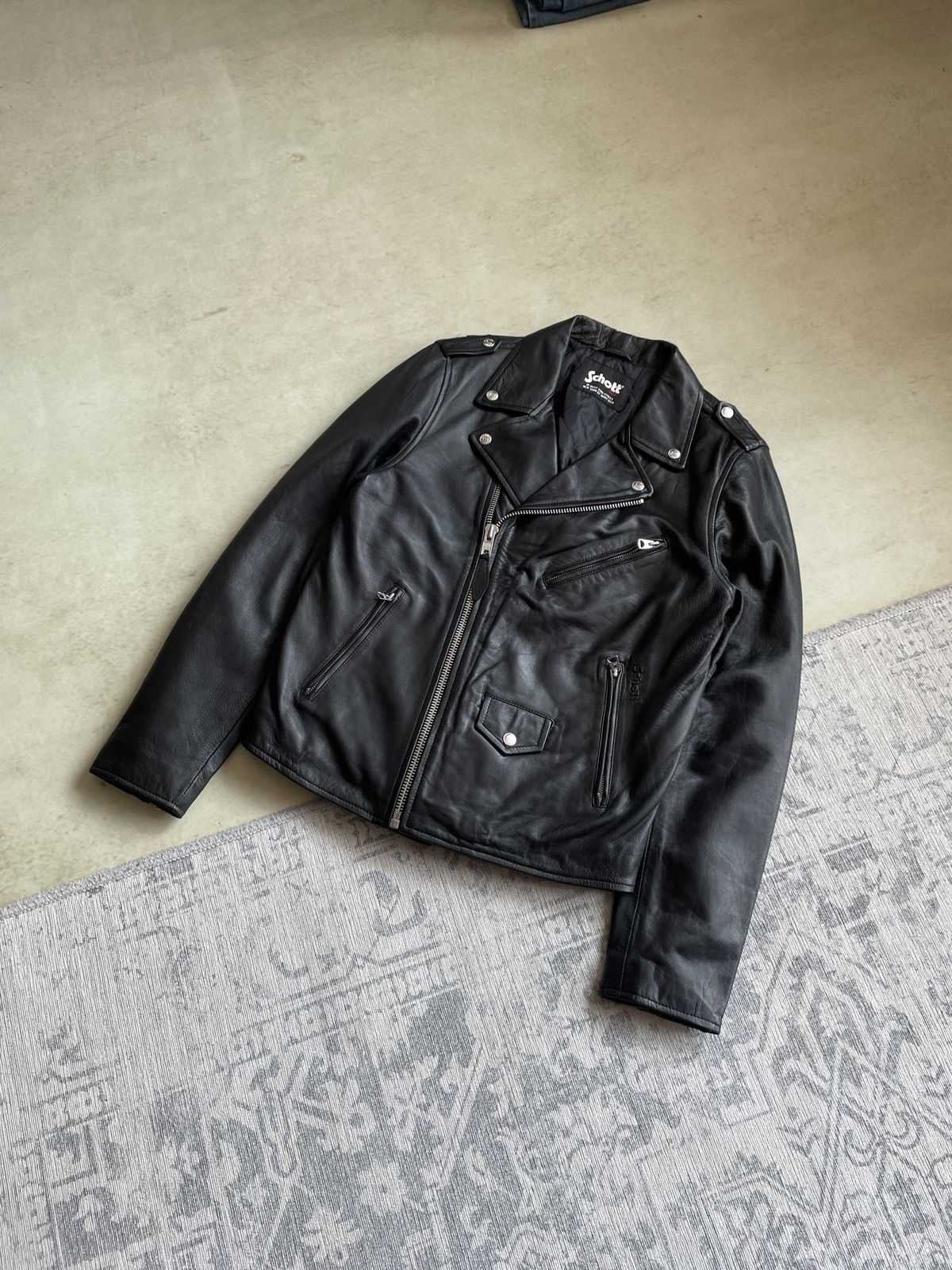 ジャケット・アウター [Rare] 80s plantation inn. leather JKT Vintage AVIREX 80s Alaskan Wild Bears Leather Varsity Jacket