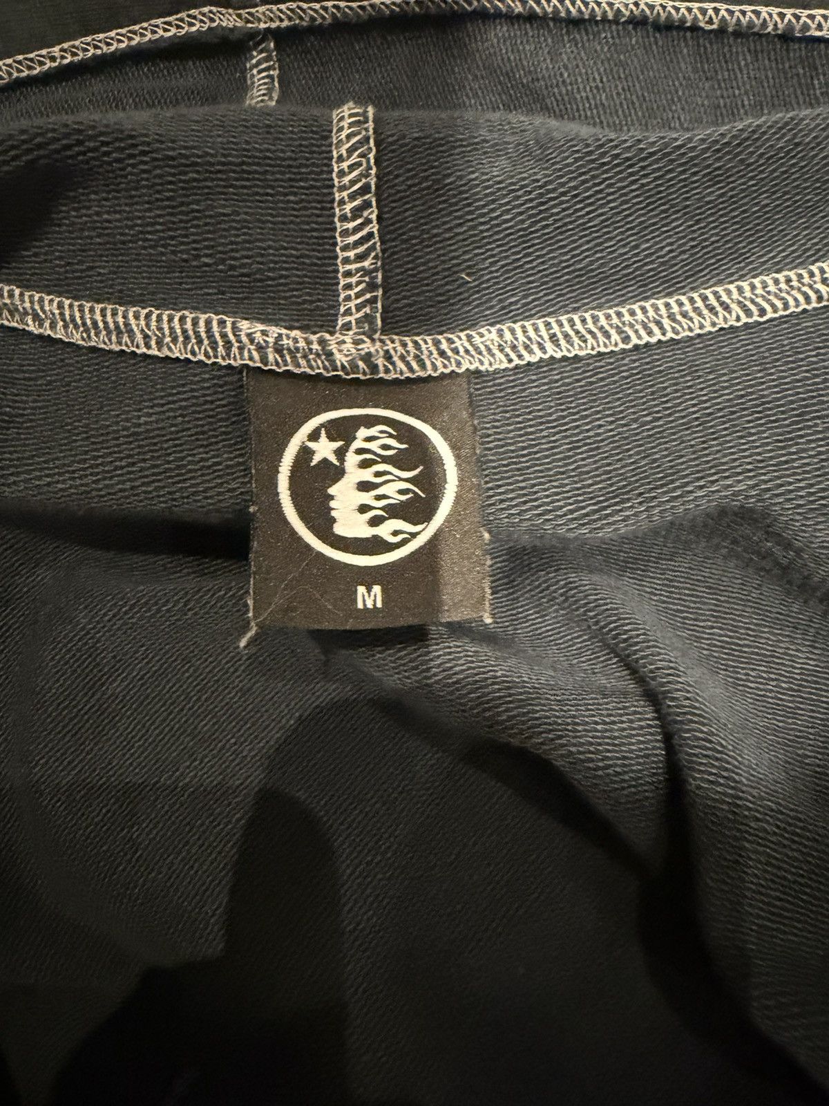 HELLSTAR Hellstar Washed Full Zip Boxy Fit Hoodie – Black – Size M Size US M / EU 48-50 / 2 - 5 Thumbnail