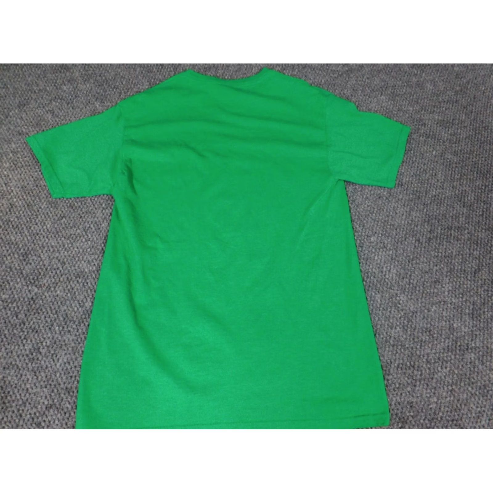 Jerzees JERZEES Shirt Mens T-Shirt Short Sleeve Crew Neck Green Cotton Knit Logo Medium M Vintage No Size US M / EU 48-50 / 2 - 6 Thumbnail