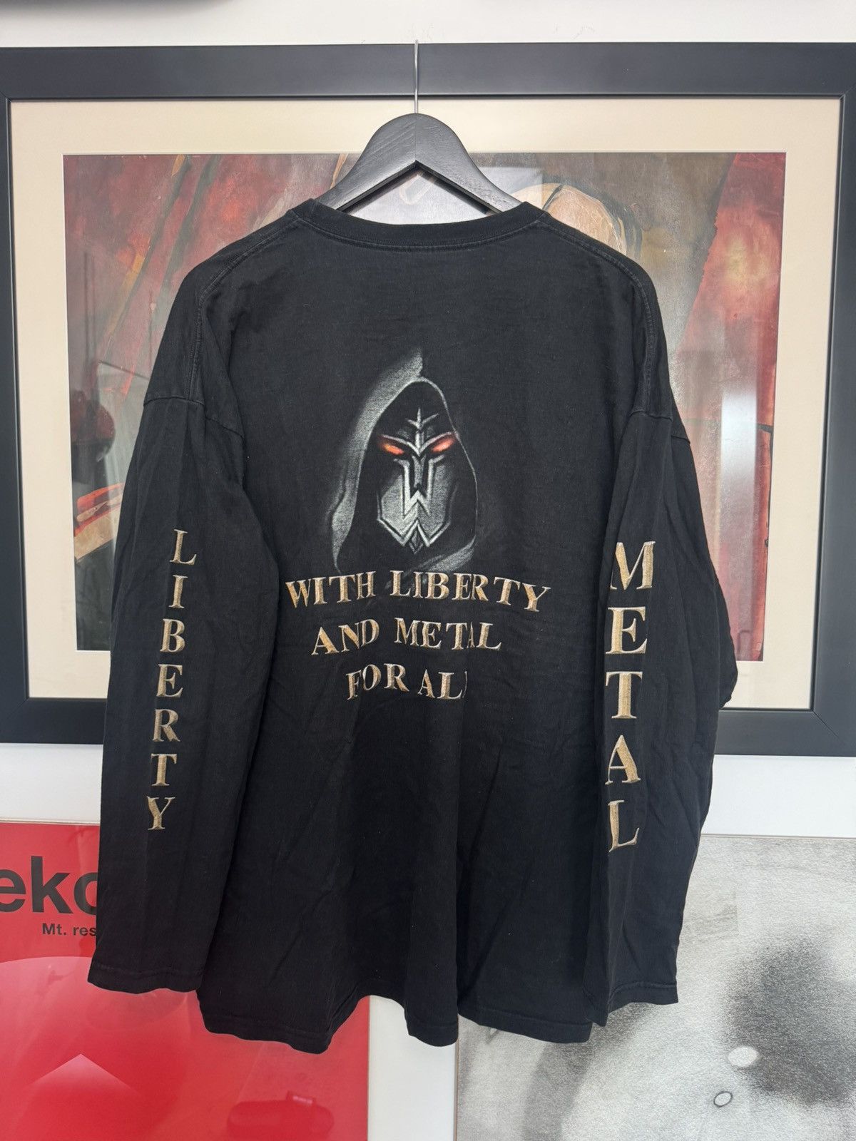 Band Tees Hammerfall Threshold Vintage Power Metal Band Longsleeve Y2k Size US XXL / EU 58 / 5 - 2 Thumbnail