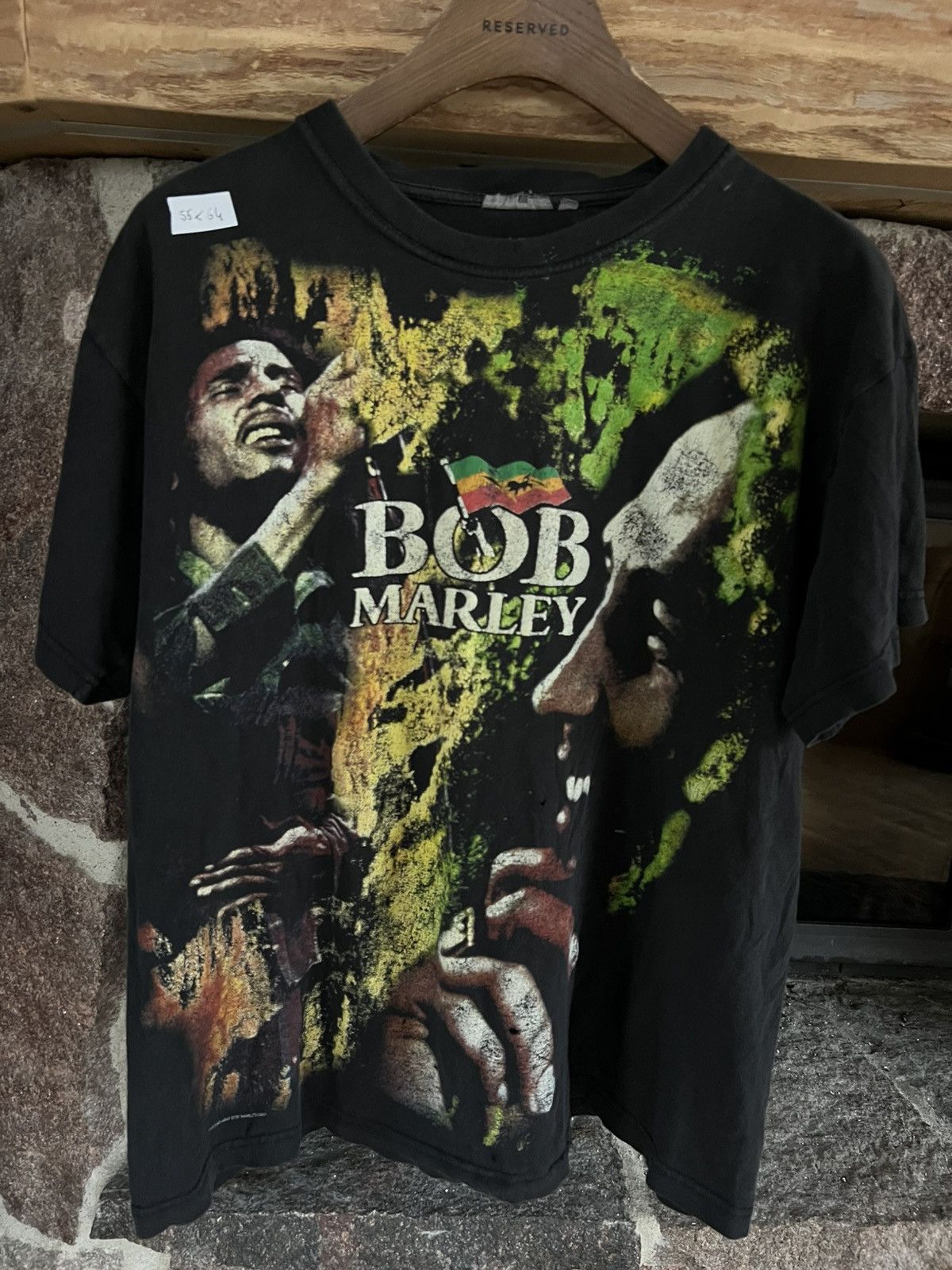 Bob Marley × Vintage Bob Marley, t-shirt, tee tis, vintage, M, Size US M / EU 48-50 / 2 - 2 Thumbnail