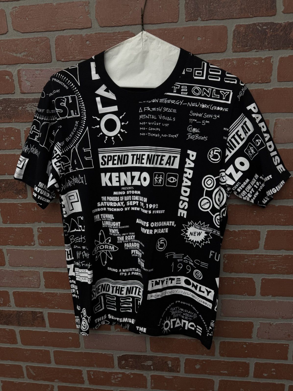 Kenzo Kenzo Men’s Tee Shirt Multi Logo Size Large 🧼 Size US L / EU 52-54 / 3 - 9 Thumbnail