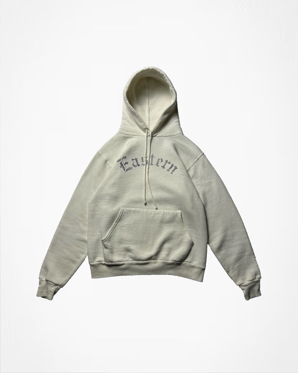 image of Vintage 1980S White Russell Athletic Hoodie, Men's (Size Small)