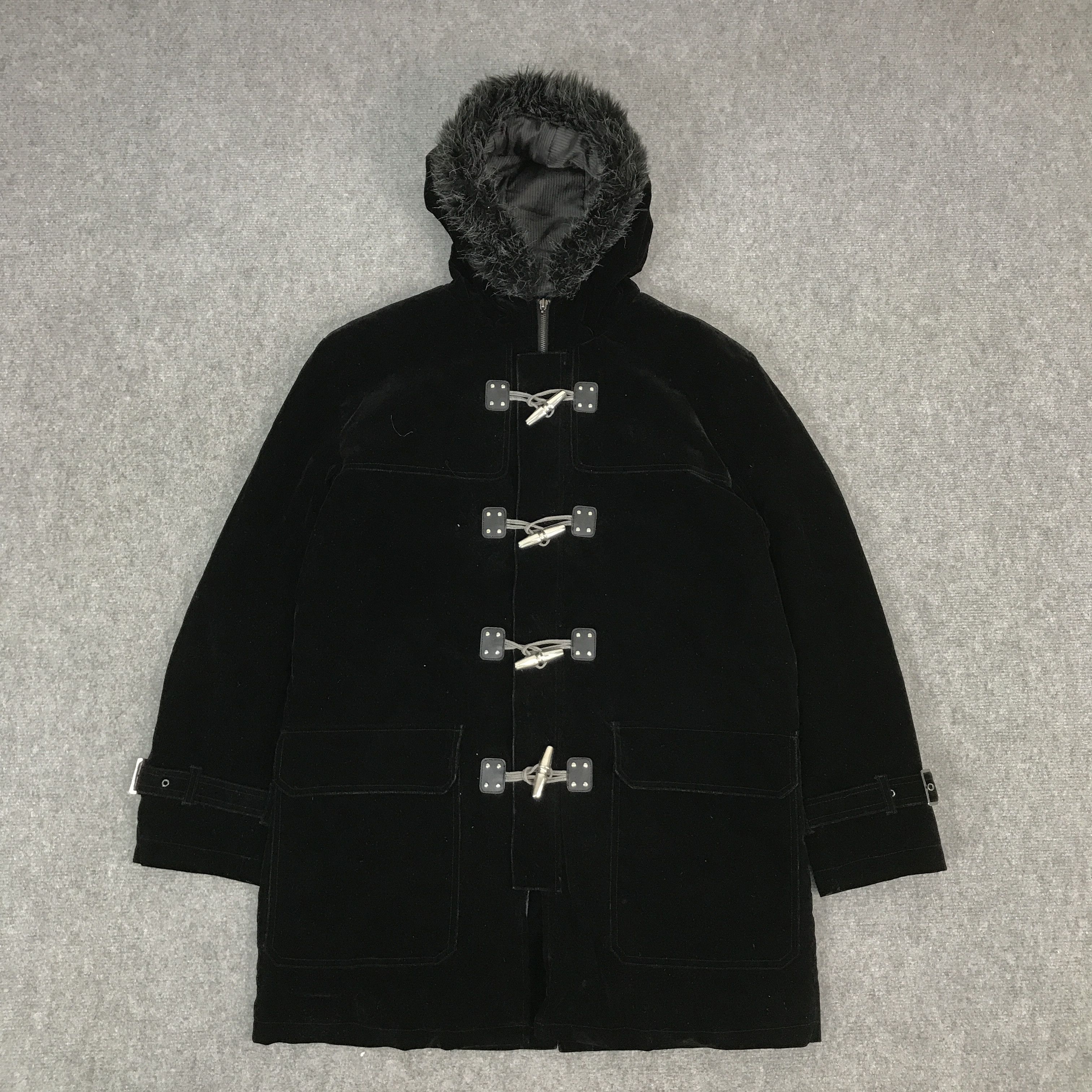 If Six Was Nine × Japanese Brand × Le Grande Bleu (L.G.B.) FUR HOODIES BAREBACK REALDRESS VELVET DESIGN JACKET Size US L / EU 52-54 / 3 - 1 Thumbnail
