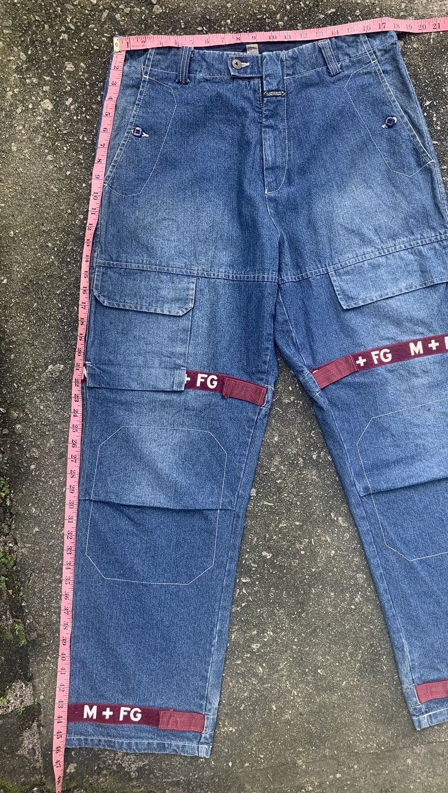 Marithe + Francois Girbaud Le Jean De Marithe Francois Girbaud Reconstructed Pant Size US 35 - 23 Thumbnail