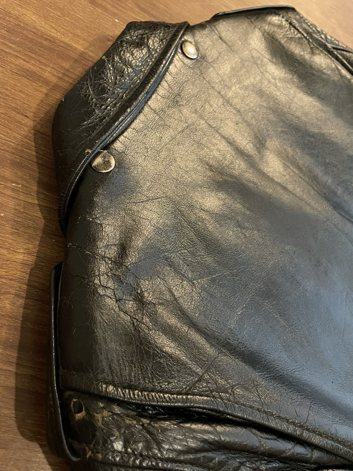 Harley Davidson × Vintage Vintage Harley Davidson HD "royal queen" leather jacket M Size M / US 6-8 / IT 42-44 - 7 Thumbnail