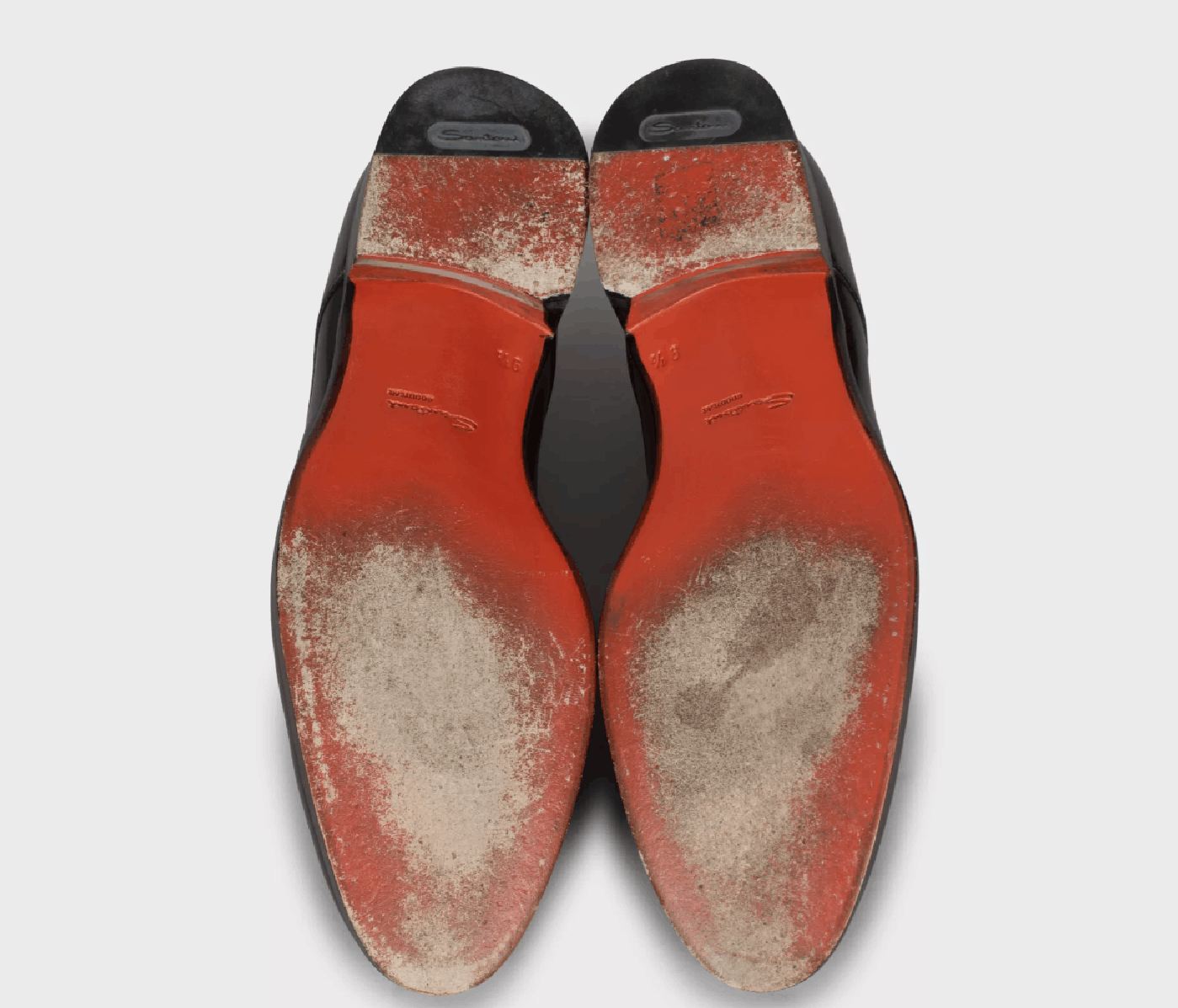 Santoni Santoni Burgundy Leather Oxford Shoes Size US 10.5 / EU 43-44 - 5 Thumbnail