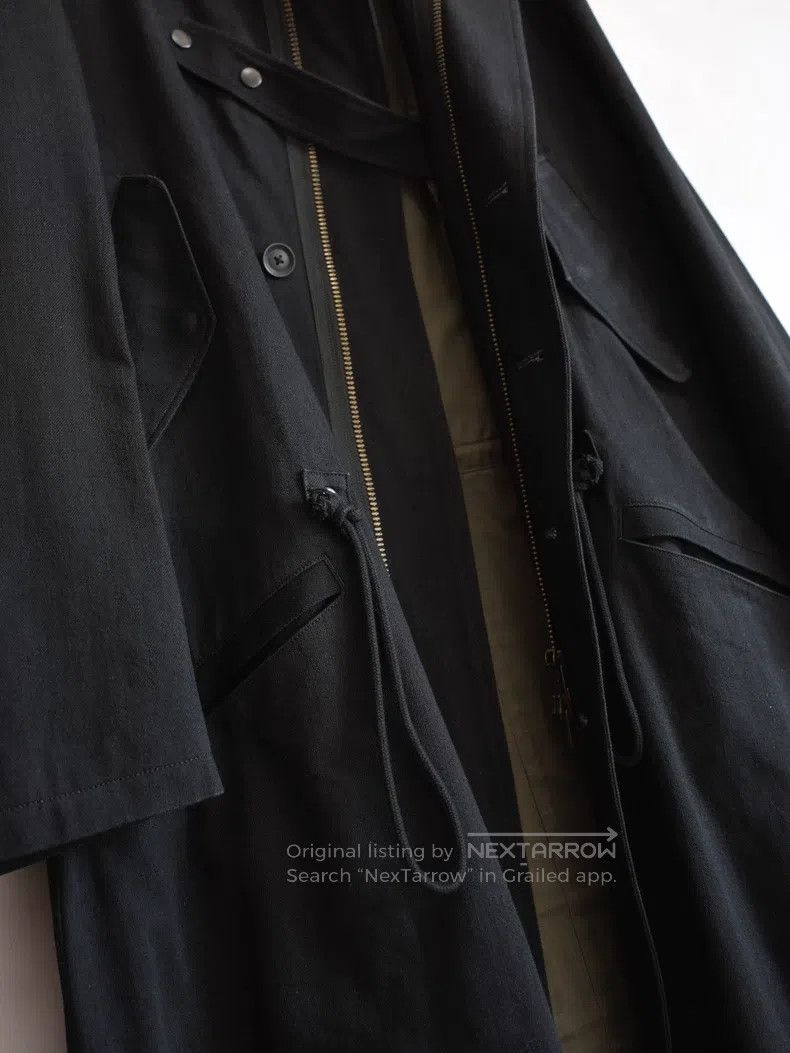 Yohji Yamamoto Yohji Yamamoto Zipper Fish Tail Two-Way Coat Size US M / EU 48-50 / 2 - 5 Thumbnail