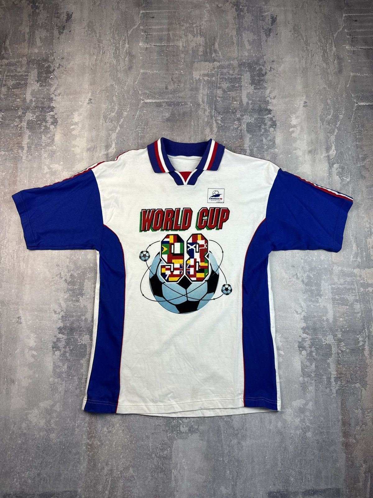Chelsea Soccer Vintage France 98 FIFA jersey World Cup Size US M / EU 48-50 / 2 - 1 Thumbnail