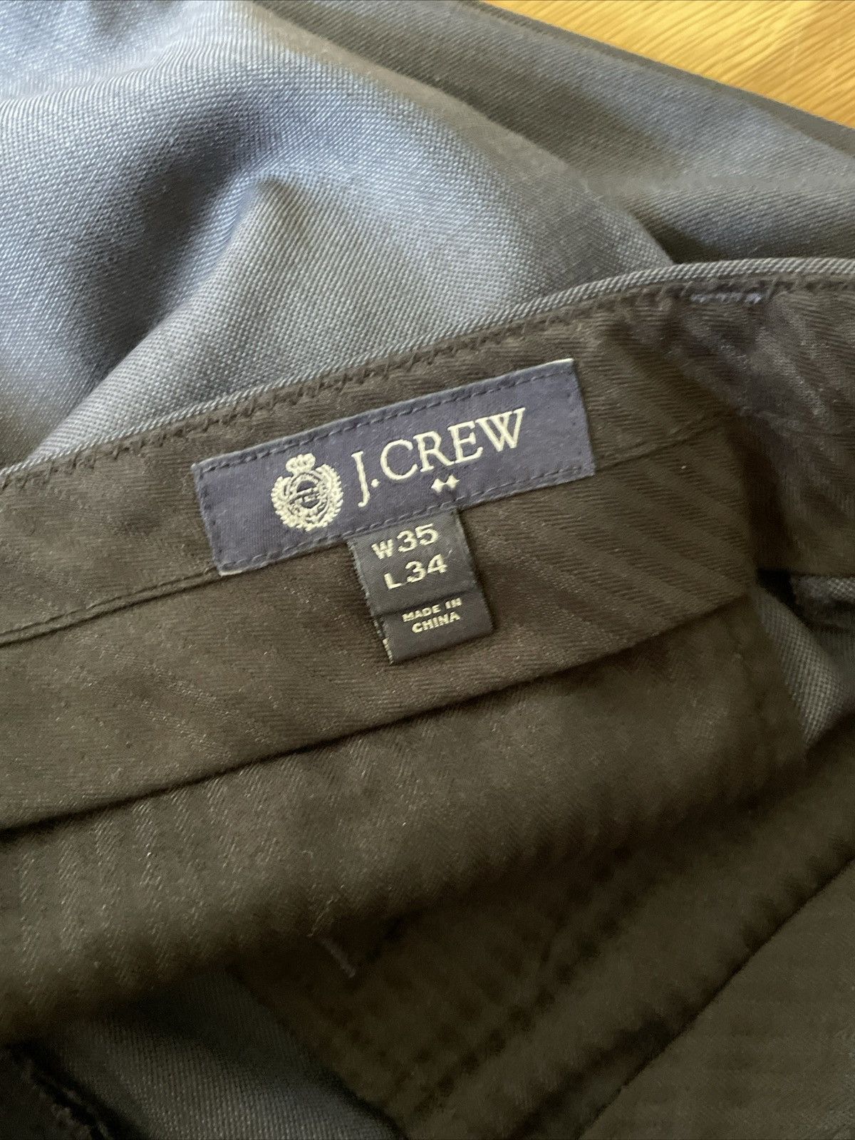 J.Crew J Crew Thompson Fit 44L Blue Suit 35x34 Pants Size 44L - 6 Thumbnail