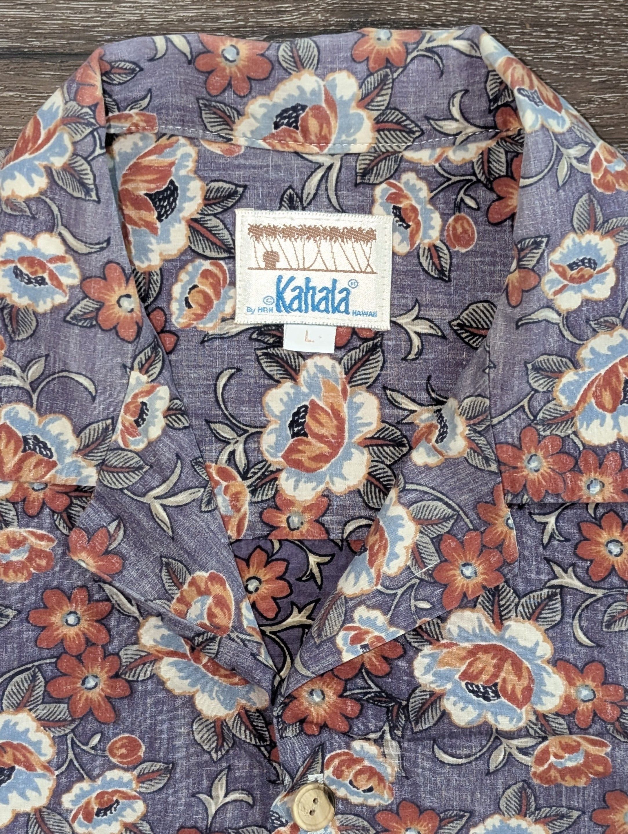 Vintage Vintage Kahala floral Hawaiian shirt - SIZE L Size US L / EU 52-54 / 3 - 3 Thumbnail
