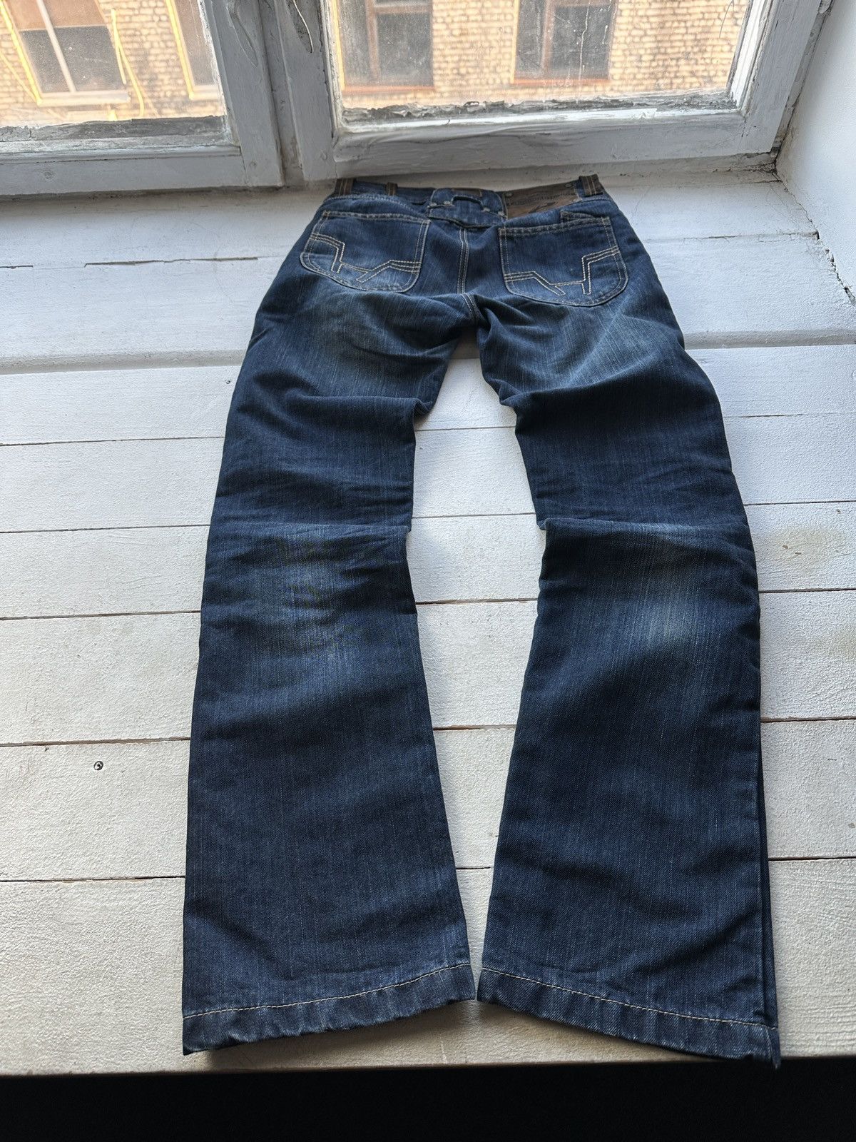 Other 🚨 VNTG HELD MOTORCYCLE BLUE WASHED RARE MEN DENIM JEANS Size US 30 / EU 46 - 1 Thumbnail