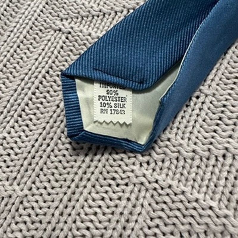 Vintage Vintage Gimbels solid blue tie Size ONE SIZE - 5 Thumbnail