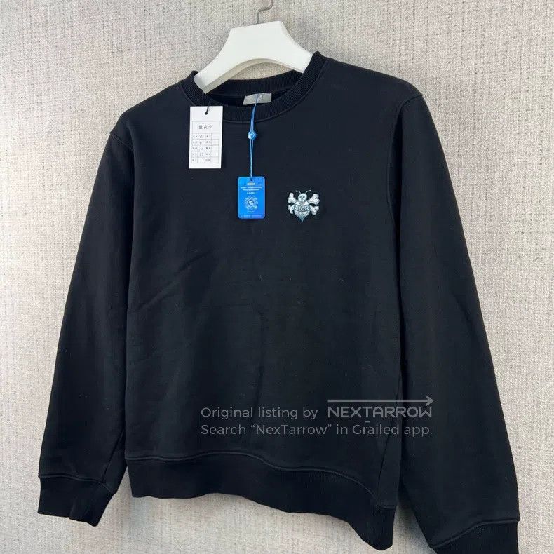 Dior Dior Solid colour little bee embroidery pullover sweatshir Size US M / EU 48-50 / 2 - 2 Thumbnail
