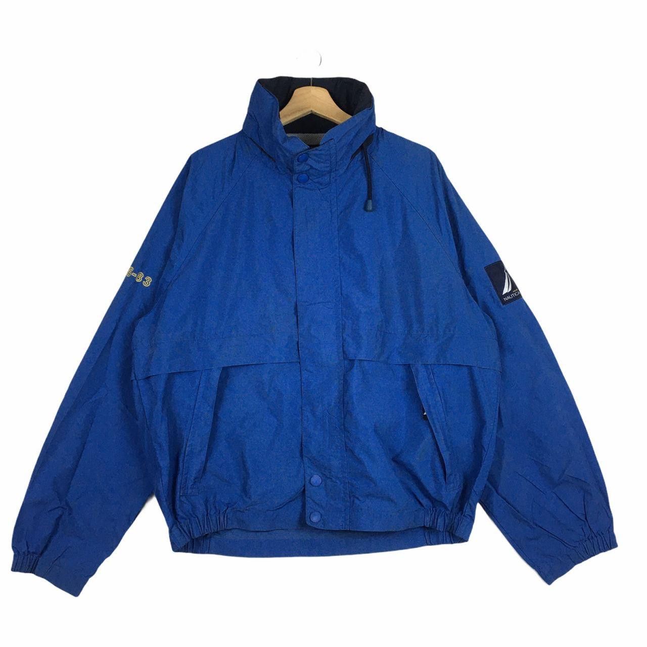 Vintage Vtg 1983 NAUTICA J Crew Challenge Sailing Gear Windbreaker Size US L / EU 52-54 / 3 - 1 Thumbnail