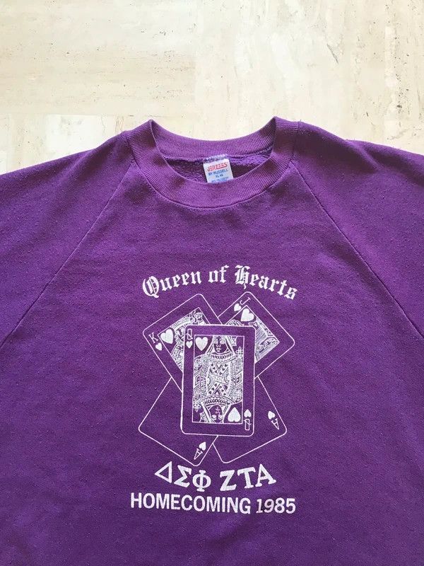 Jerzees Vintage 80s Jerzees by Russell raglan crewneck sweatshirt Size US L / EU 52-54 / 3 - 3 Thumbnail