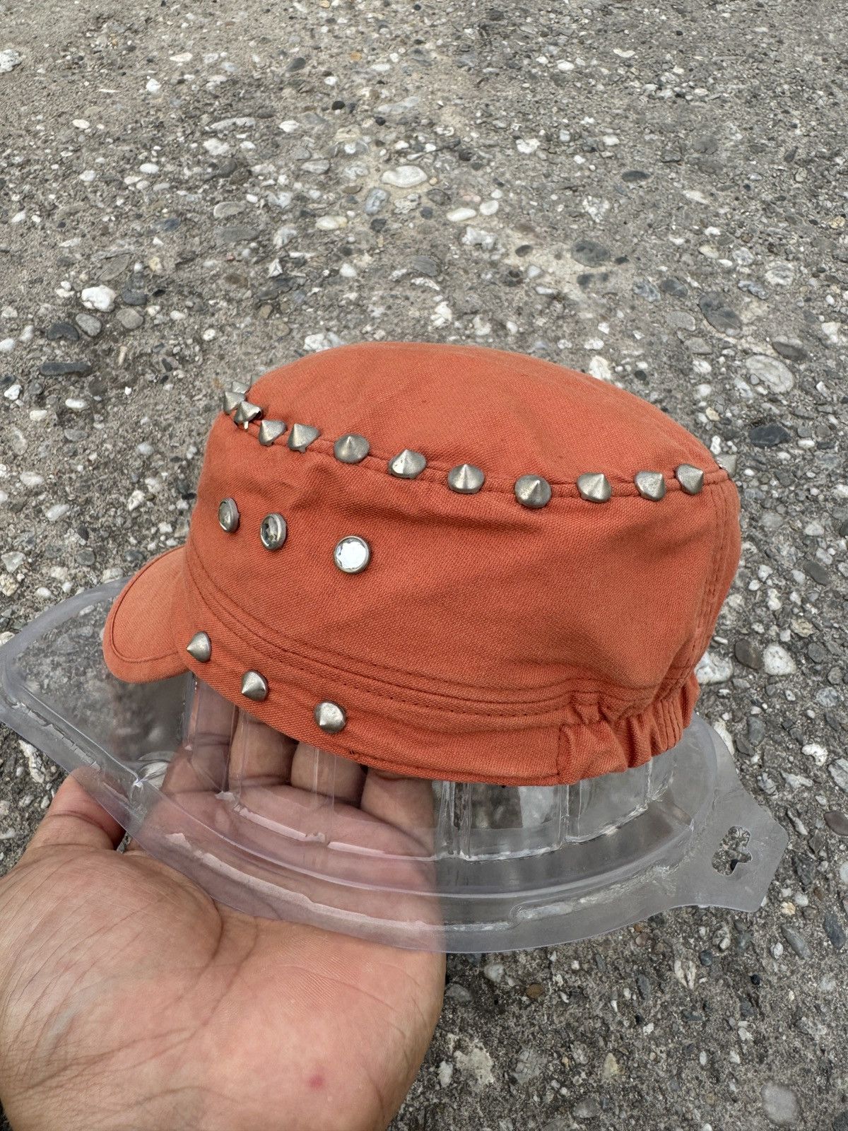 Japanese Brand Crazy Studded Comando Hat Punk Y2K Lgb Size ONE SIZE - 3 Thumbnail