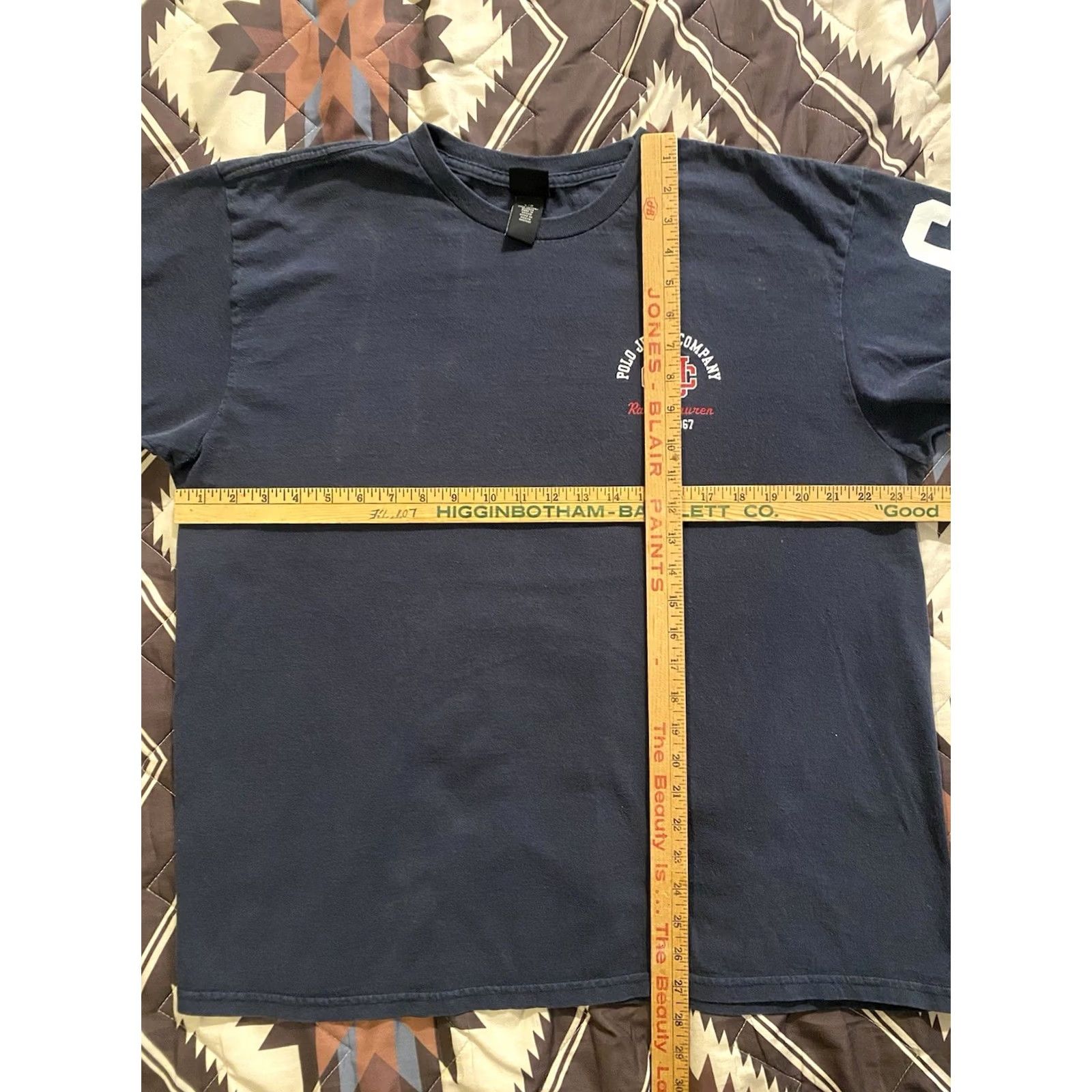 Polo Ralph Lauren VINTAGE Polo Ralph Lauren Shirt 90s Graphic Print T Shirt Blue L Men Size US L / EU 52-54 / 3 - 3 Thumbnail