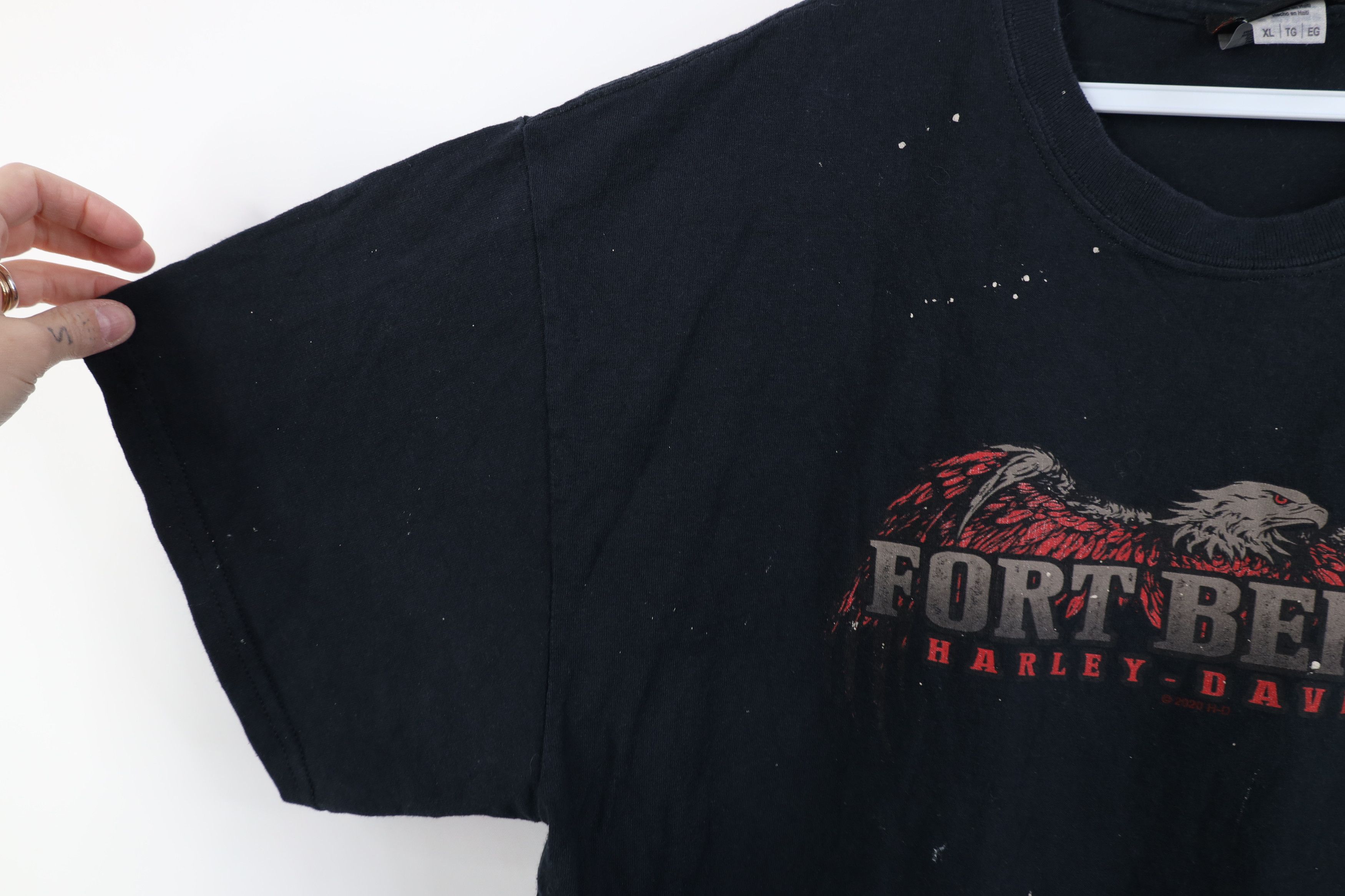 Harley Davidson Harley Davidson Spell Out Fort Benning Eagle T-Shirt Black Size US L / EU 52-54 / 3 - 7 Thumbnail