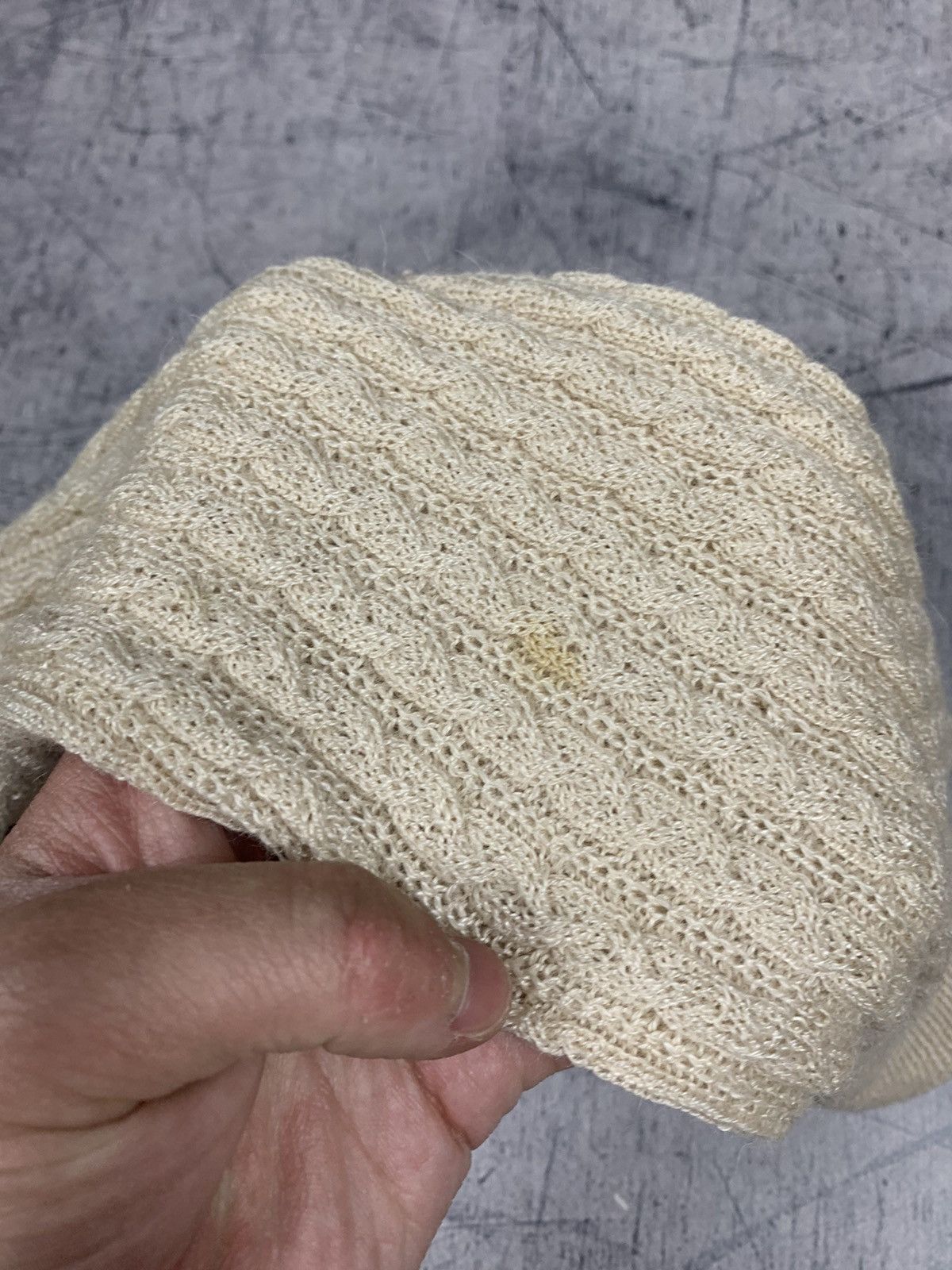 Escada Escada Sport Cable Knit Sweater V-Neck Size M Beige Luxury Size M / US 6-8 / IT 42-44 - 10 Thumbnail