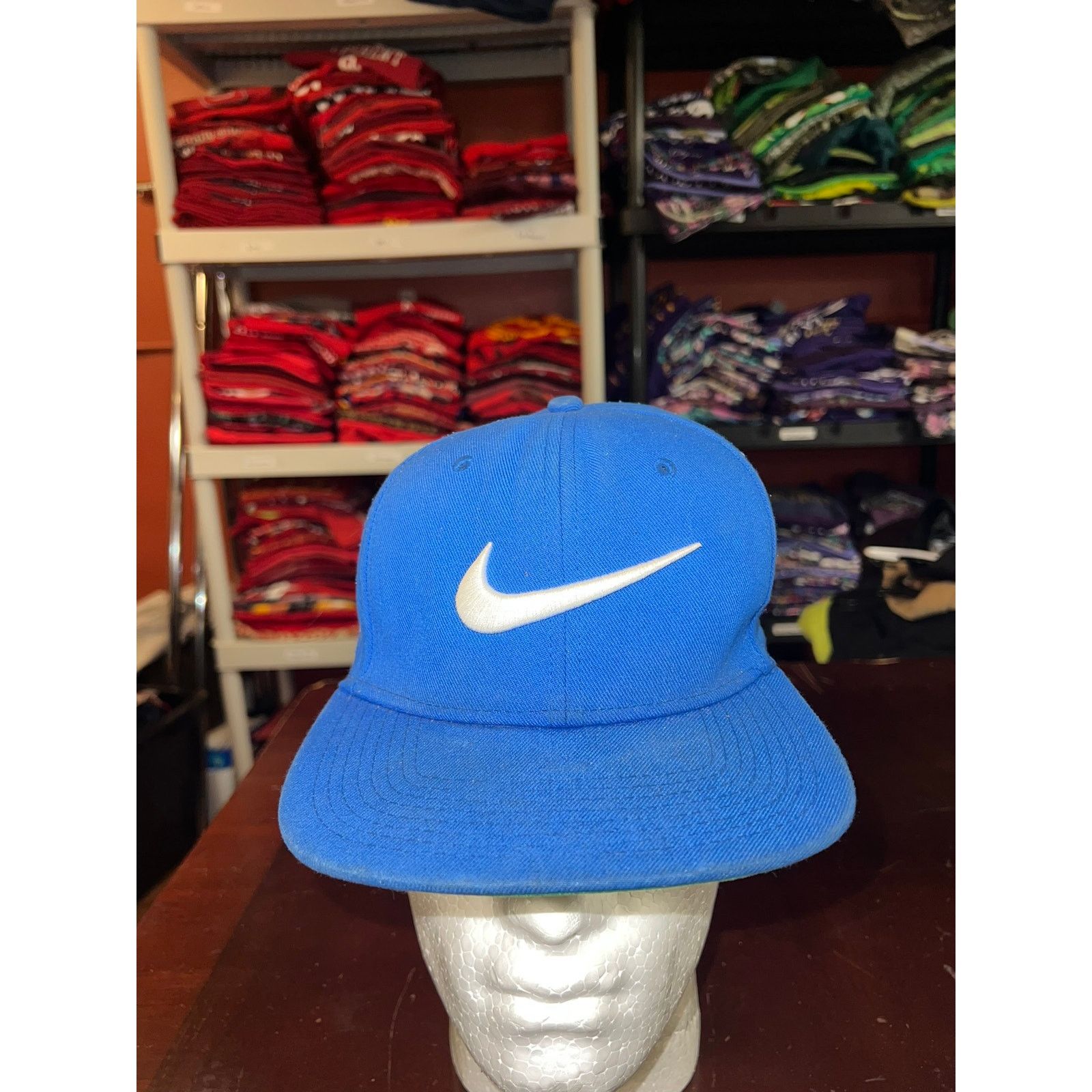 Nike Nike Blue Snapback Pro Dri Fit Baseball Royal Blue Snapback Size ONE SIZE - 1 Thumbnail