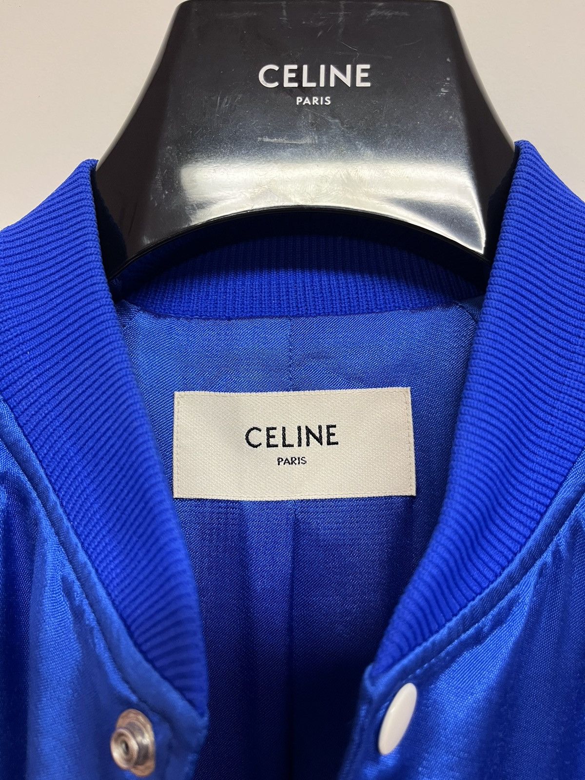 Celine × Hedi Slimane EMBROIDERED TEDDY IN SATIN Size US S / EU 44-46 / 1 - 6 Thumbnail