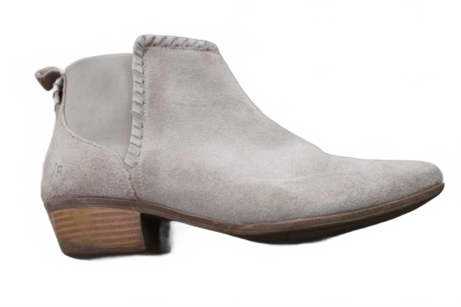 Other Jack Rogers Light Gray Suede Ankle Boots With Stitching 8 Size US 8 / IT 38 - 4 Thumbnail