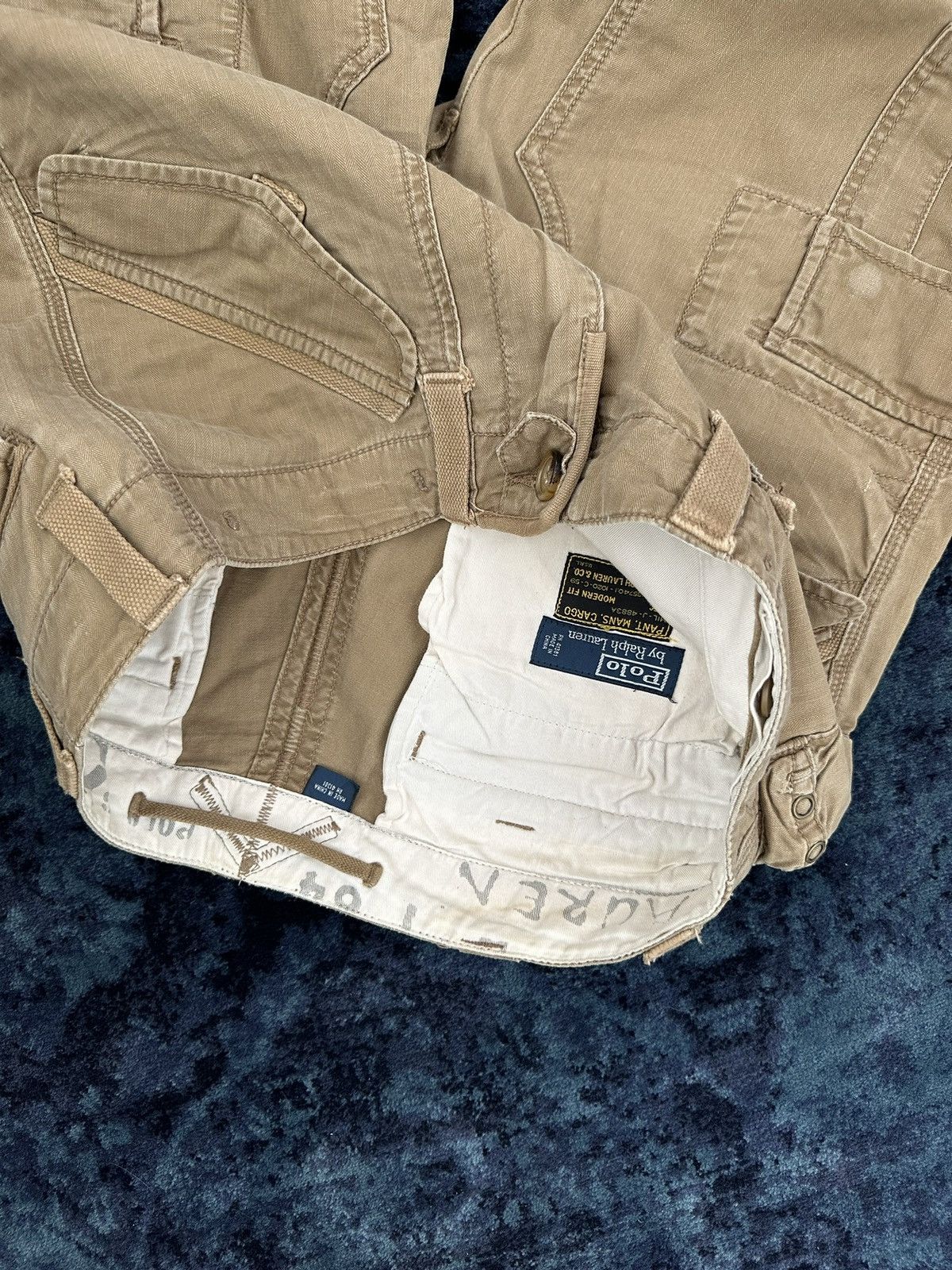 Polo Ralph Lauren Rare early 2000s Polo Ralph Lauren Parachute Cargo Pants Size US 34 / EU 50 - 8 Thumbnail