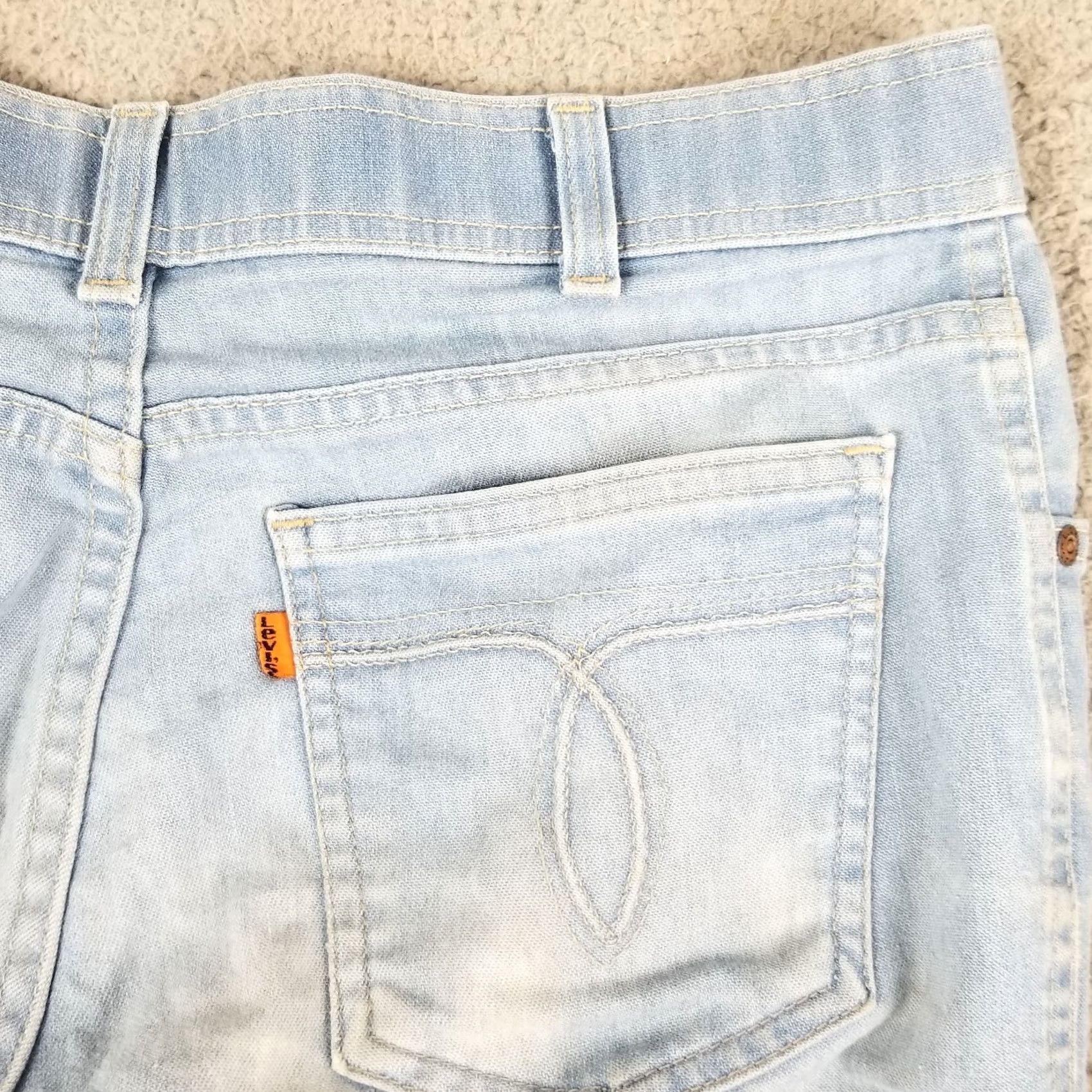 Levi's Levi's Jeans 32X30 Bootcut Blue Polyester Blend 1981 80s USA Unisex Adults Vintage Size US 32 / EU 48 - 3 Thumbnail