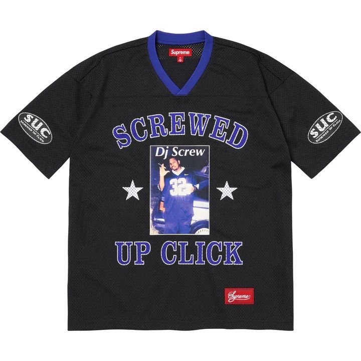 Supreme Supreme DJ Screw Football Jersey Black Size Small Size US S / EU 44-46 / 1 - 4 Thumbnail