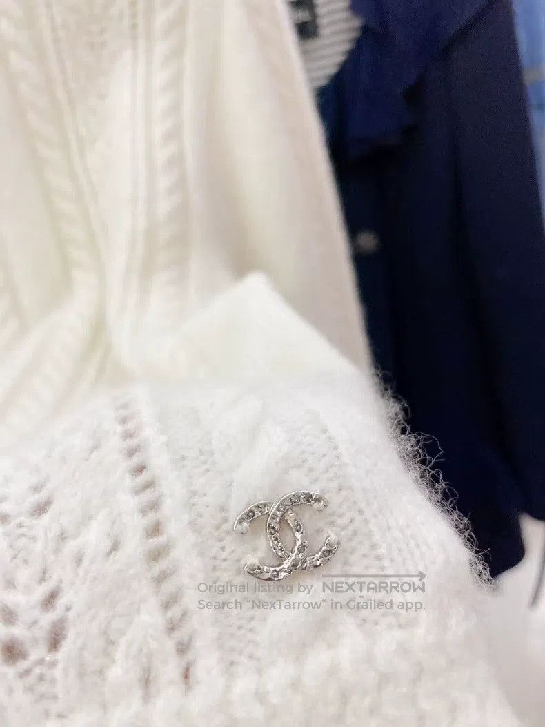 Chanel Chanel Ski series popular double c crochet cashmere soft k Size XXS / US 00 / IT 34 - 4 Thumbnail