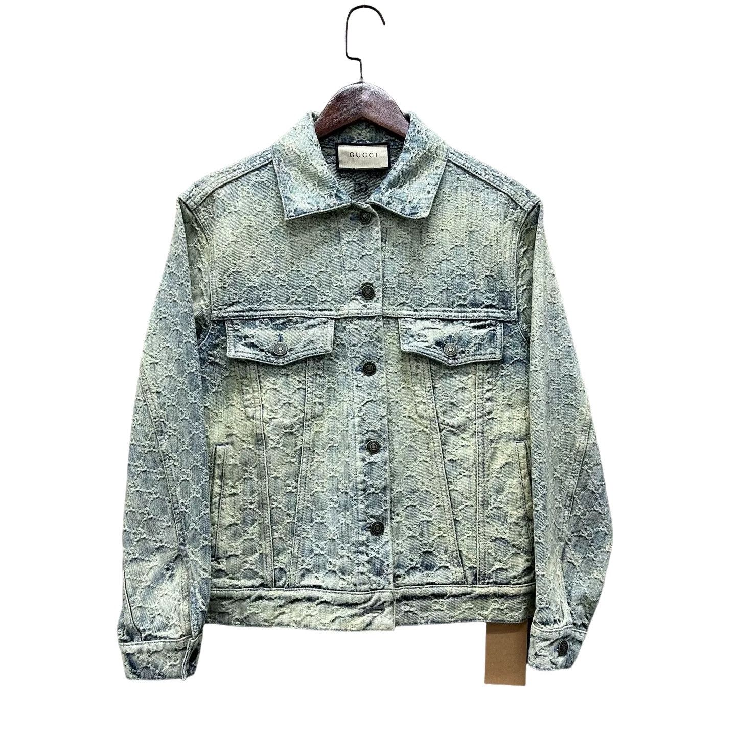 Gucci Gucci Monogram Denim Jacket Size 36 Size XS / US 0-2 / IT 36-38 - 1 Thumbnail