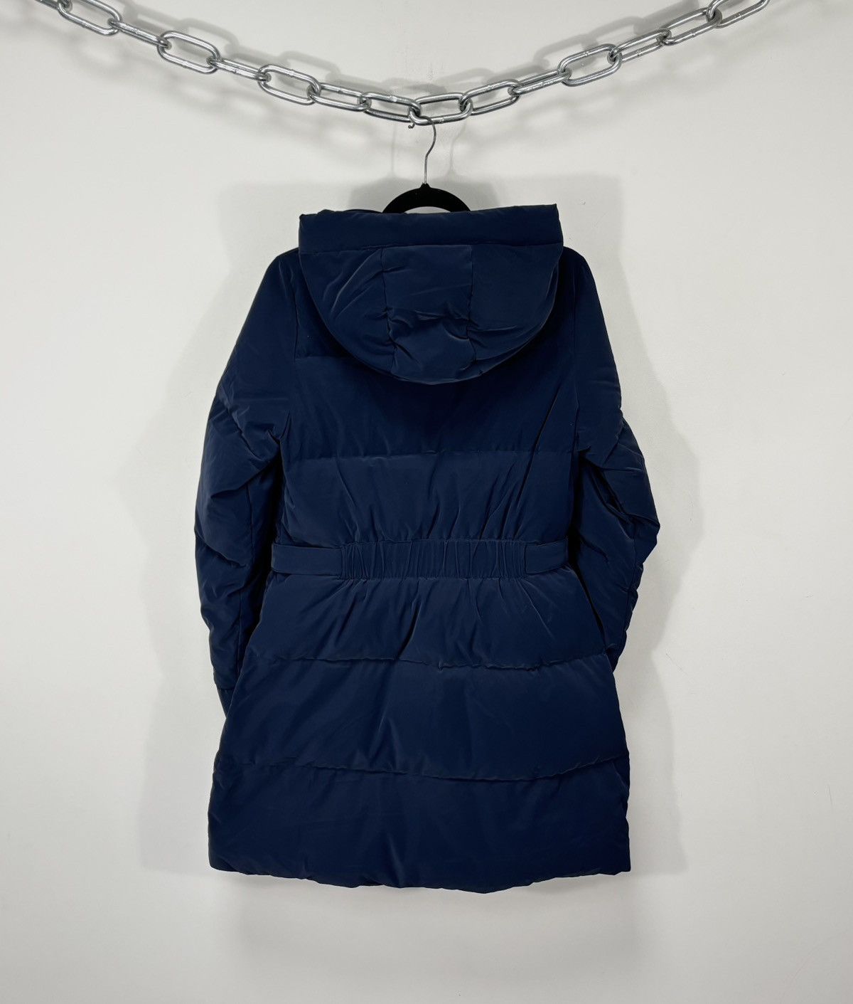 Cop Copine Cop Copine Women’s NWT Poutou Blue Hooded Down Puffer Jacket Size M / US 6-8 / IT 42-44 - 3 Thumbnail