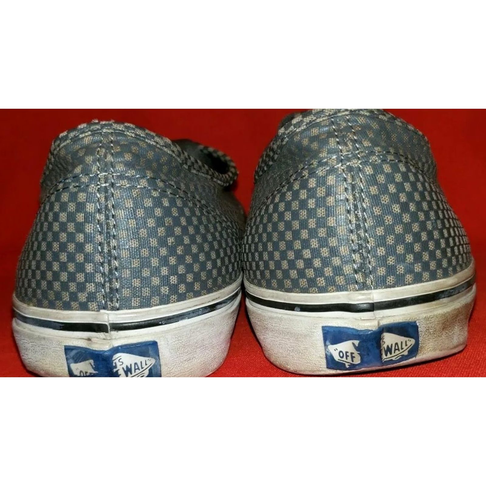 Vans VANS Men's Casual Sneakers Size 11M Gray Two-Tone Small Checkerboard Pattern Shoes Size US 11 / EU 44 - 6 Thumbnail