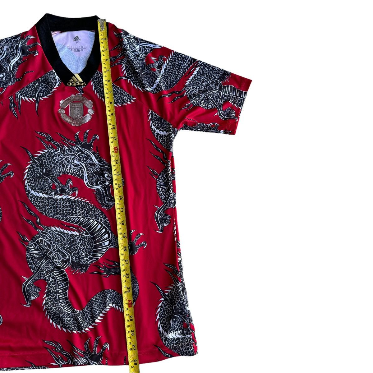 Adidas × JNCO 2019 MANCHESTER UNITED CNY ADIDAS SOCCER JERSEY AOP DRAGON Size US S / EU 44-46 / 1 - 7 Thumbnail