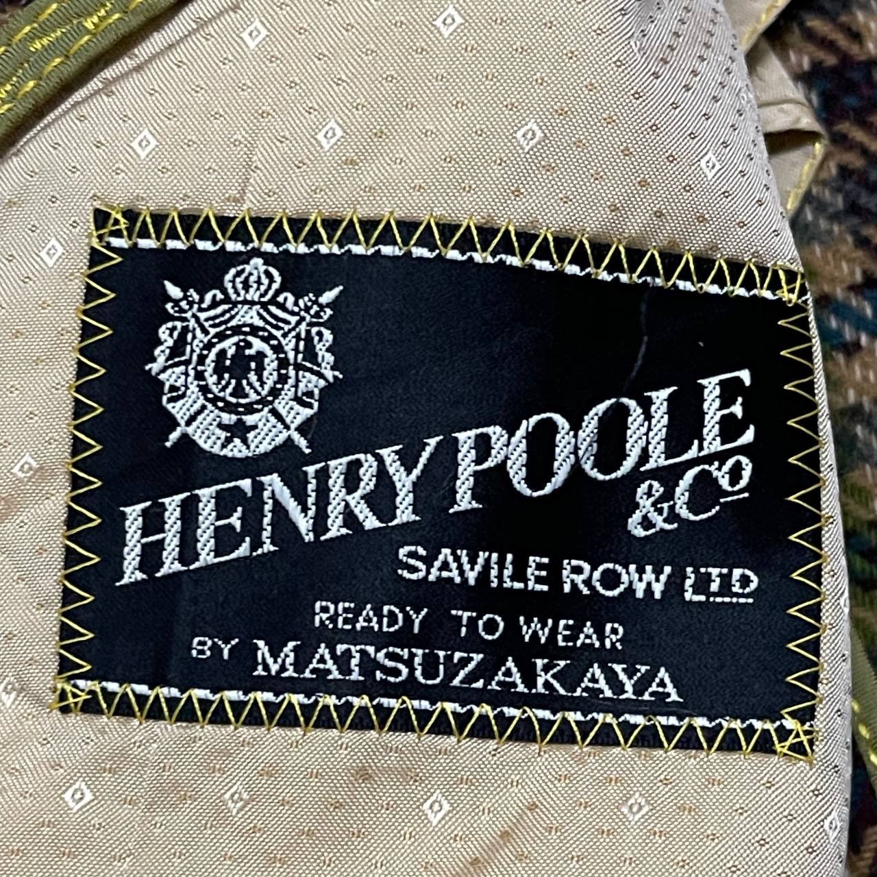 Henry Poole Vintage Henry Poole Wool and Cashmere Coat Blazer Size US S / EU 44-46 / 1 - 7 Thumbnail