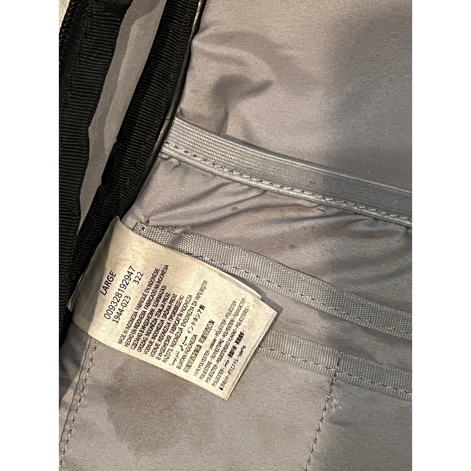 Nike Jordan Black Backpack Waterproof Size ONE SIZE - 5 Thumbnail