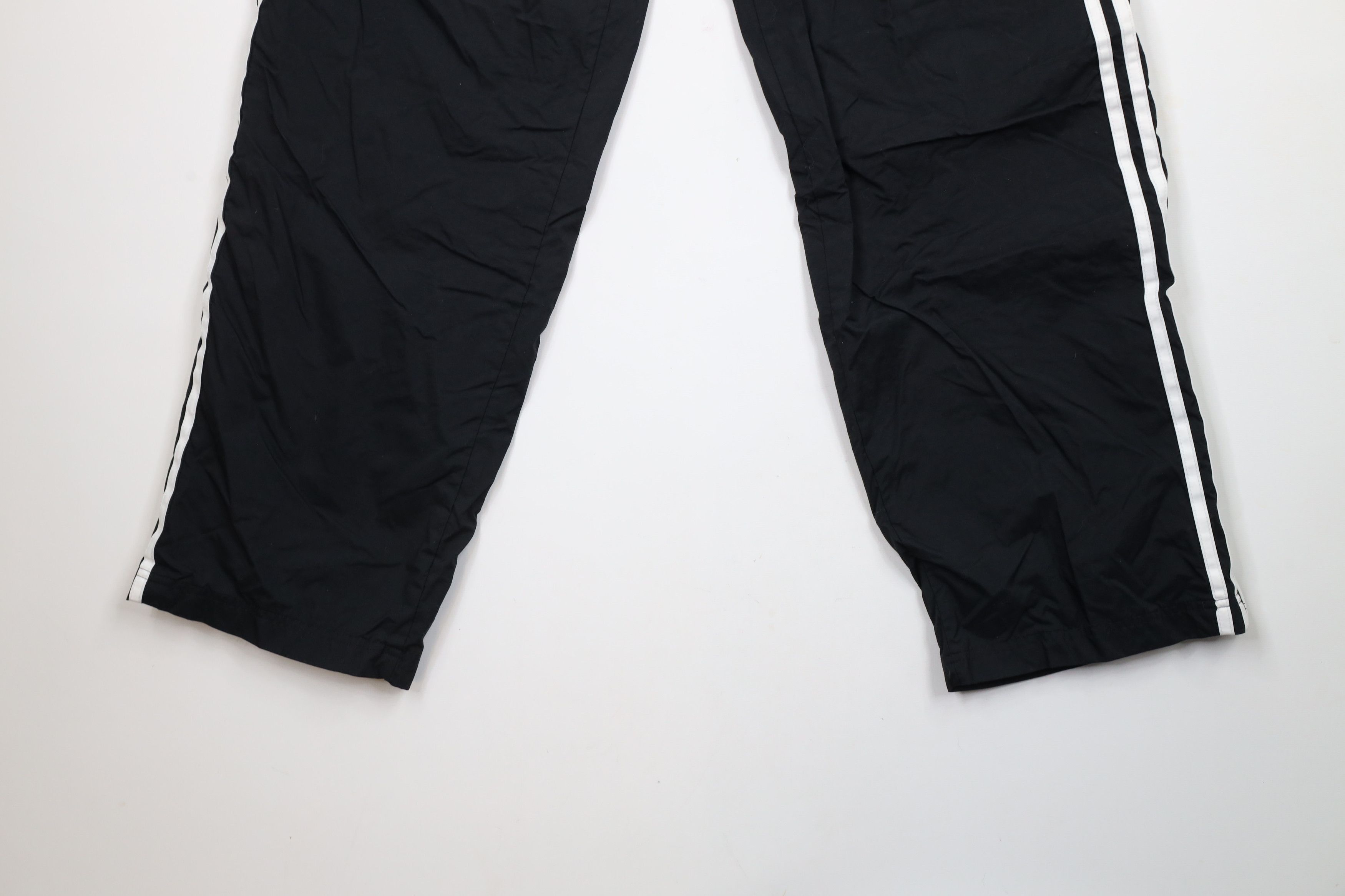 Adidas × Vintage Vintage Y2K 2001 Adidas Lined Wide Leg Windbreaker Pants Size US 36 / EU 52 - 4 Thumbnail